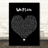 Brian Fallon Watson Black Heart Song Lyric Wall Art Print