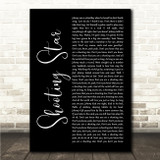 Bad Company Shooting Star Black Script Song Lyric Wall Art Print