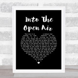 Julie Fowlis Into The Open Air Black Heart Song Lyric Quote Music Print