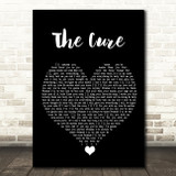 Lady Gaga The Cure Black Heart Song Lyric Quote Music Print