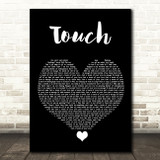 Little Mix Touch Black Heart Song Lyric Quote Music Print