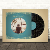 Eagles Desperado Gold Green Record Sleeve Your Photo Song Lyric Wall Art Canvas Framed Print