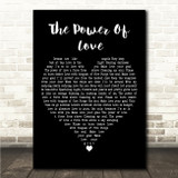 Gabrielle Aplin The Power Of Love Black Heart Song Lyric Wall Art Canvas Framed Print