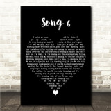 George Ezra Song 6 Black Heart Song Lyric Wall Art Canvas Framed Print