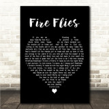 Gorillaz Fire Flies Black Heart Song Lyric Wall Art Canvas Framed Print