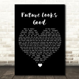 OneRepublic Future Looks Good Black Heart Song Lyric Quote Music Print