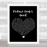 OneRepublic Future Looks Good Black Heart Song Lyric Quote Music Print