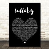 Professor Green Lullaby Black Heart Song Lyric Quote Music Print