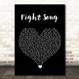 Rachel Platten Fight Song Black Heart Song Lyric Quote Music Print