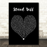 Julie and the Phantoms Cast Stand Tall Black Heart Song Lyric Wall Art Canvas Framed Print