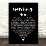 Rodney Atkins Watching You Black Heart Song Lyric Quote Music Print