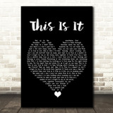 Scotty McCreery This Is It Black Heart Song Lyric Quote Music Print