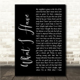 Kelsea Ballerini WHAT I HAVE Black Script Song Lyric Wall Art Canvas Framed Print