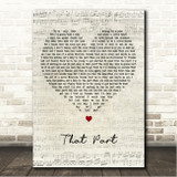Lauren Spencer Smith That Part Script Heart Song Lyric Wall Art Canvas Framed Print