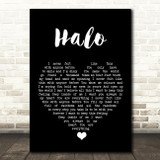 The Cure Halo Black Heart Song Lyric Quote Music Print