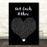 The Interrupters Got Each Other Black Heart Song Lyric Quote Music Print