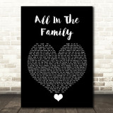 The Revivalists All In The Family Black Heart Song Lyric Quote Music Print