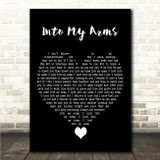 Nick Cave & The Bad Seeds Into My Arms Black Heart Song Lyric Wall Art Canvas Framed Print