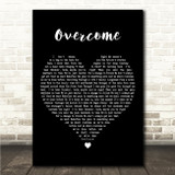 Nothing But Thieves Overcome Black Heart Song Lyric Wall Art Canvas Framed Print