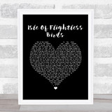Twenty One Pilots Isle Of Flightless Birds Black Heart Song Lyric Quote Music Print