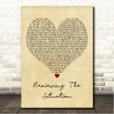 Oliver (Musical Cast Recording) Reviewing The Situation Vintage Heart Song Lyric Wall Art Canvas Framed Print