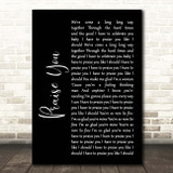 Hannah Grace Praise You Black Script Song Lyric Print