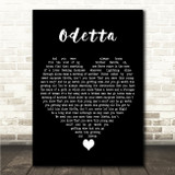 Rag'n'Bone Man Odetta Black Heart Song Lyric Wall Art Canvas Framed Print