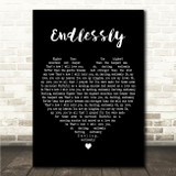 Randy Crawford Endlessly Black Heart Song Lyric Wall Art Canvas Framed Print