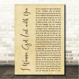 Stereophonics I Wanna Get Lost with You Rustic Script Song Lyric Wall Art Canvas Framed Print