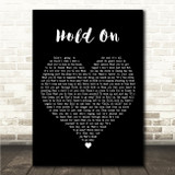 The Secret Garden - Original London Cast Hold On Black Heart Song Lyric Wall Art Canvas Framed Print
