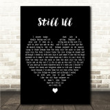 The Smiths Still Ill Black Heart Song Lyric Wall Art Canvas Framed Print