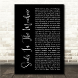 The Goo Goo Dolls Souls In The Machine Black Script Song Lyric Wall Art Canvas Framed Print