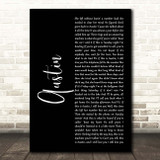 Blake Shelton Austin Black Script Song Lyric Print
