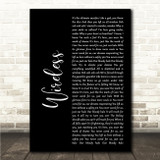 Within temptation Wireless Black Script Song Lyric Wall Art Canvas Framed Print