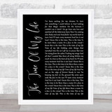 David Cook The Time Of My Life Black Script Song Lyric Wall Art Print