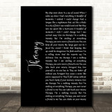 All Time Low Therapy Black Script Song Lyric Quote Print