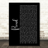 Heather Small Proud Black Script Song Lyric Print