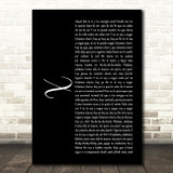 Nicky Jam x J Balvin X Black Script Song Lyric Print
