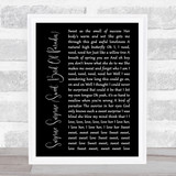 John Lennon Surprise Surprise Sweet Bird Of Paradox Black Script Lyric Print