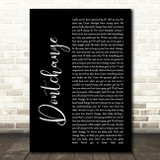 Musiq Dontchange Black Script Song Lyric Print