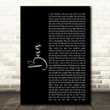 Goo Goo Dolls Boxes Black Script Song Lyric Quote Print