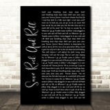 Fall Out Boy Save Rock And Roll Black Script Song Lyric Quote Music Print