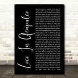 Four Tops Loco In Acapulco Black Script Song Lyric Quote Music Print