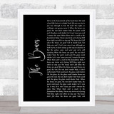 Maren Morris The Bones Black Script Song Lyric Quote Music Print