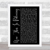 Mom Jeans Now This Is Podracing Black Script Song Lyric Quote Music Print