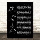 Mumford & Sons Below My Feet Black Script Song Lyric Quote Music Print