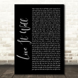 Switchfoot Live It Well Black Script Song Lyric Quote Music Print