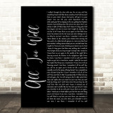 Taylor Swift All Too Well Black Script Song Lyric Quote Music Print