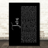 The Wombats Turn Black Script Song Lyric Quote Music Print