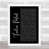 Pink Fuckin' Perfect Black Script Song Lyric Quote Print